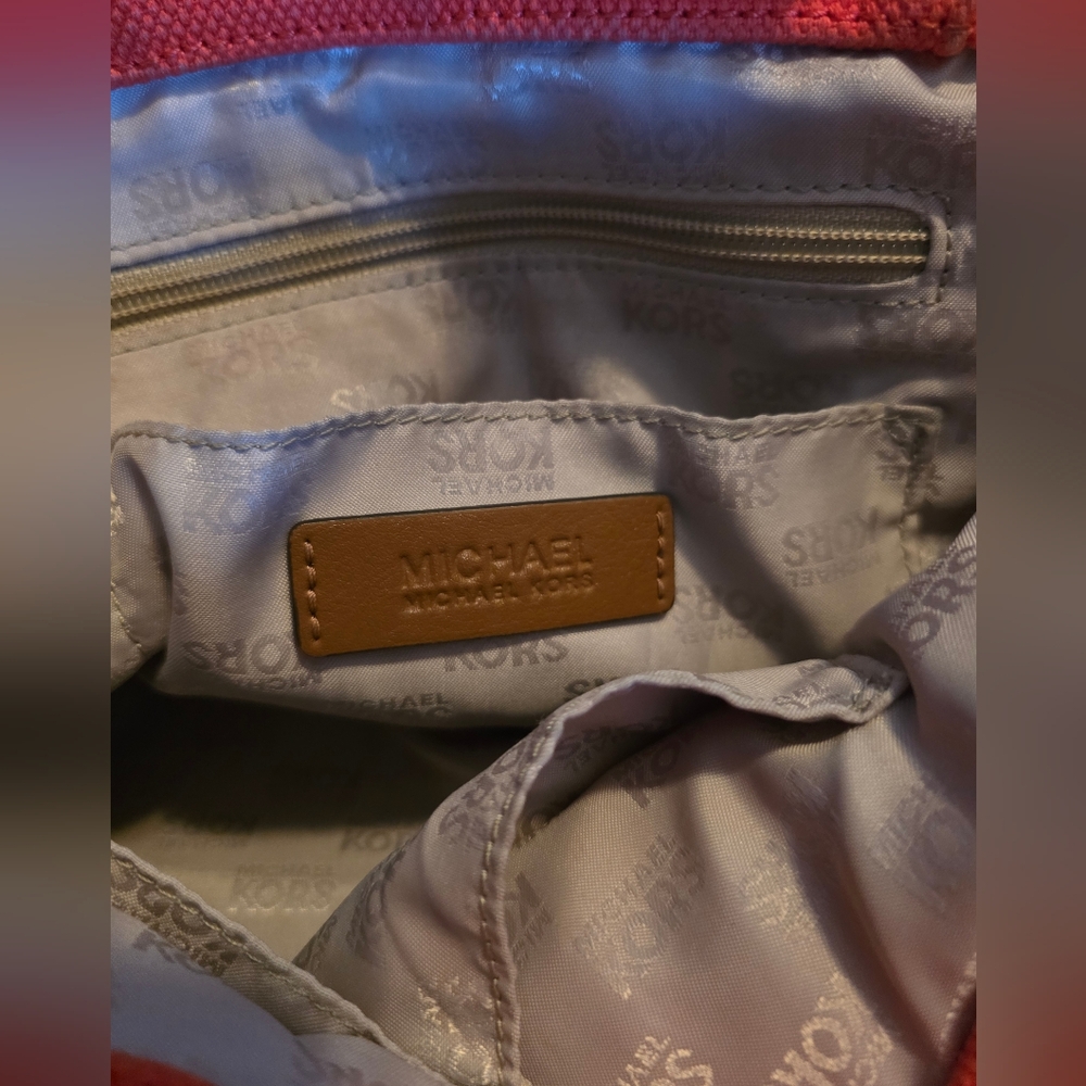 MICHAEL KORS | Marina Tangerine Anchor Tote - Picture 11 of 14